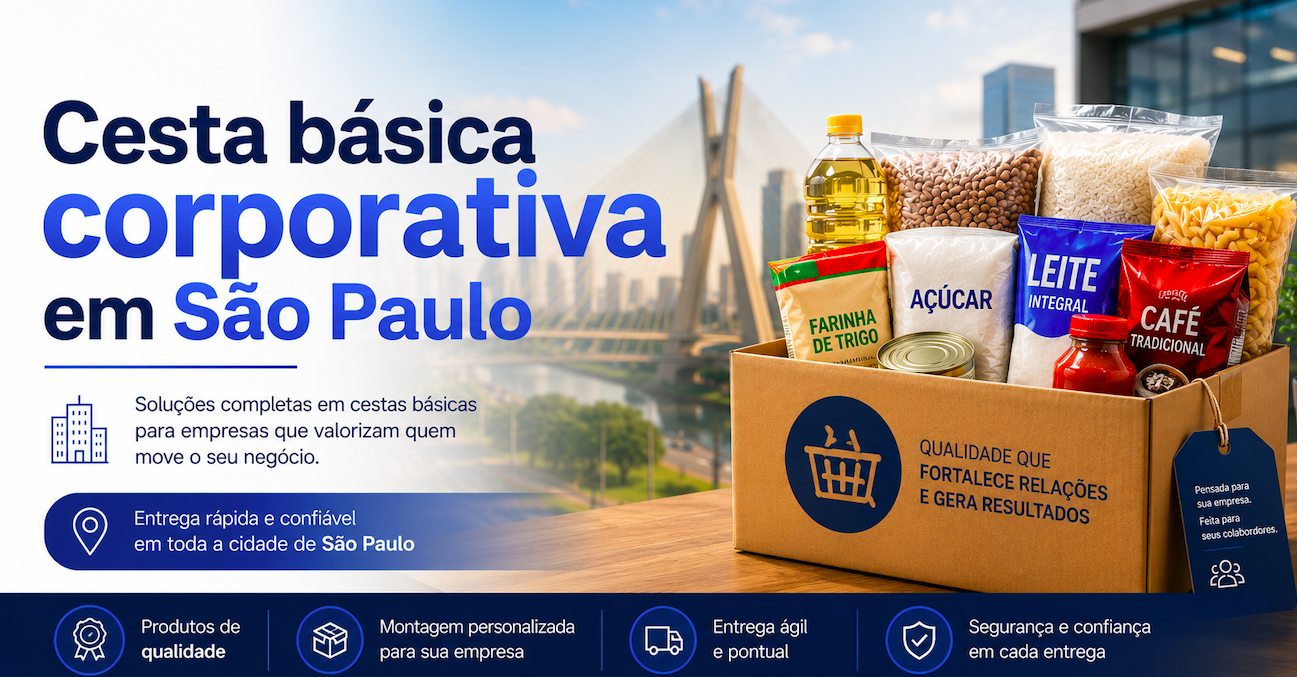 Cesta básica corporativa em São Paulo