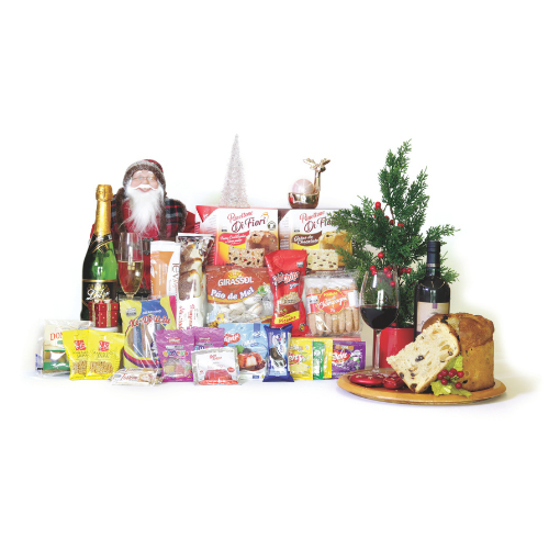 Cesta Sorriso com Dois Panettones